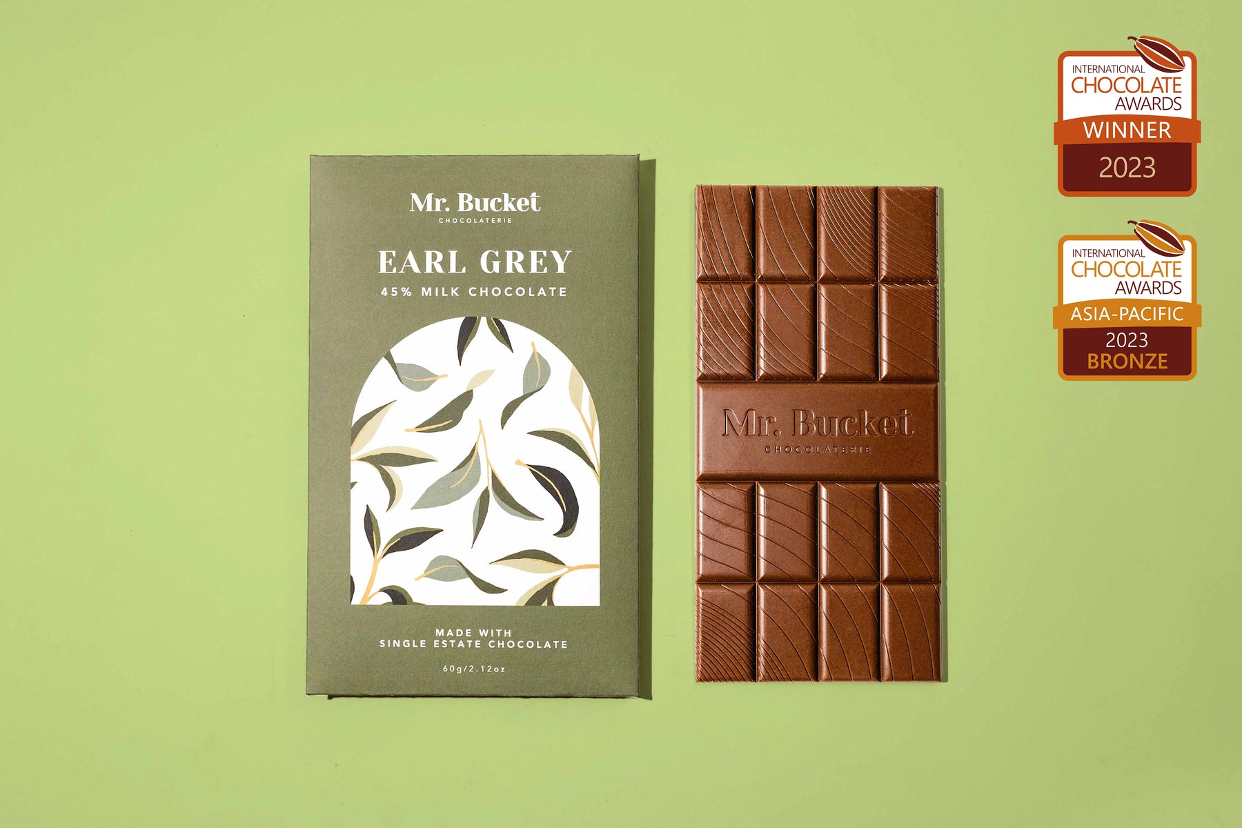 Earl Grey Chocolate Bar | Mr Bucket Chocolaterie