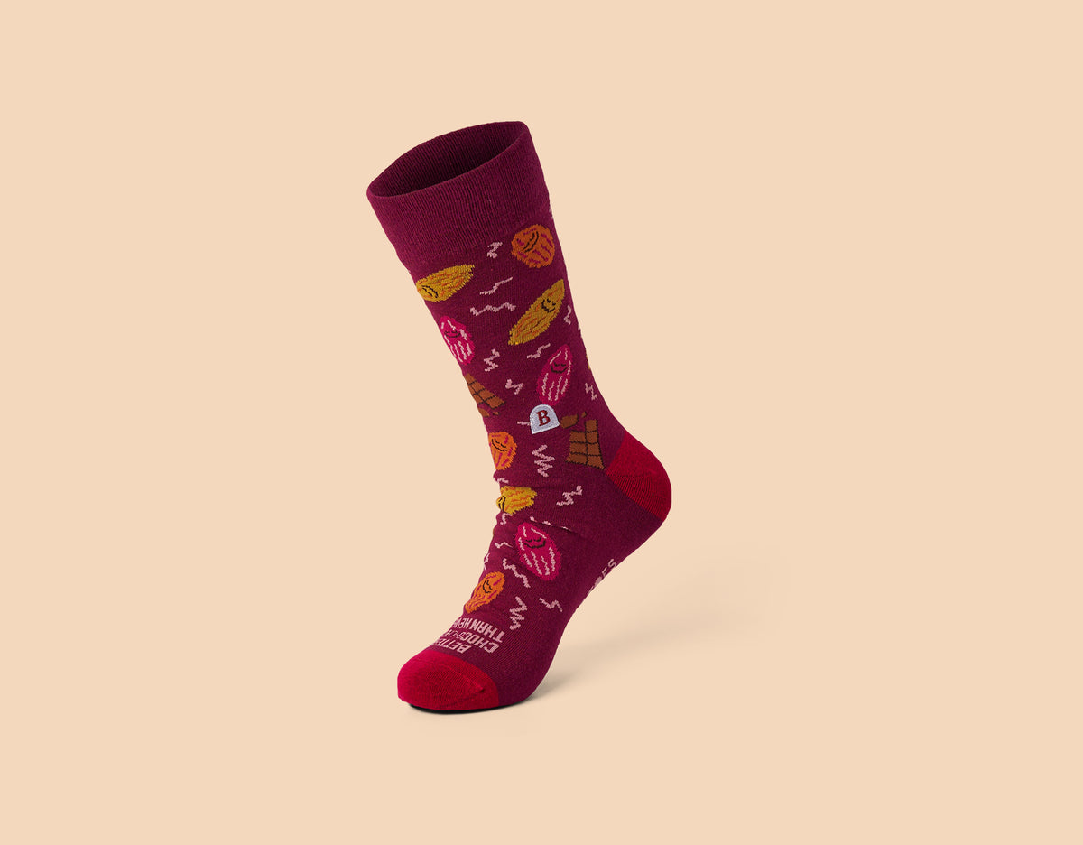 Luxury Chocolate Shop Singapore | Exclusive Mr Bucket x Talking Toes Socks
