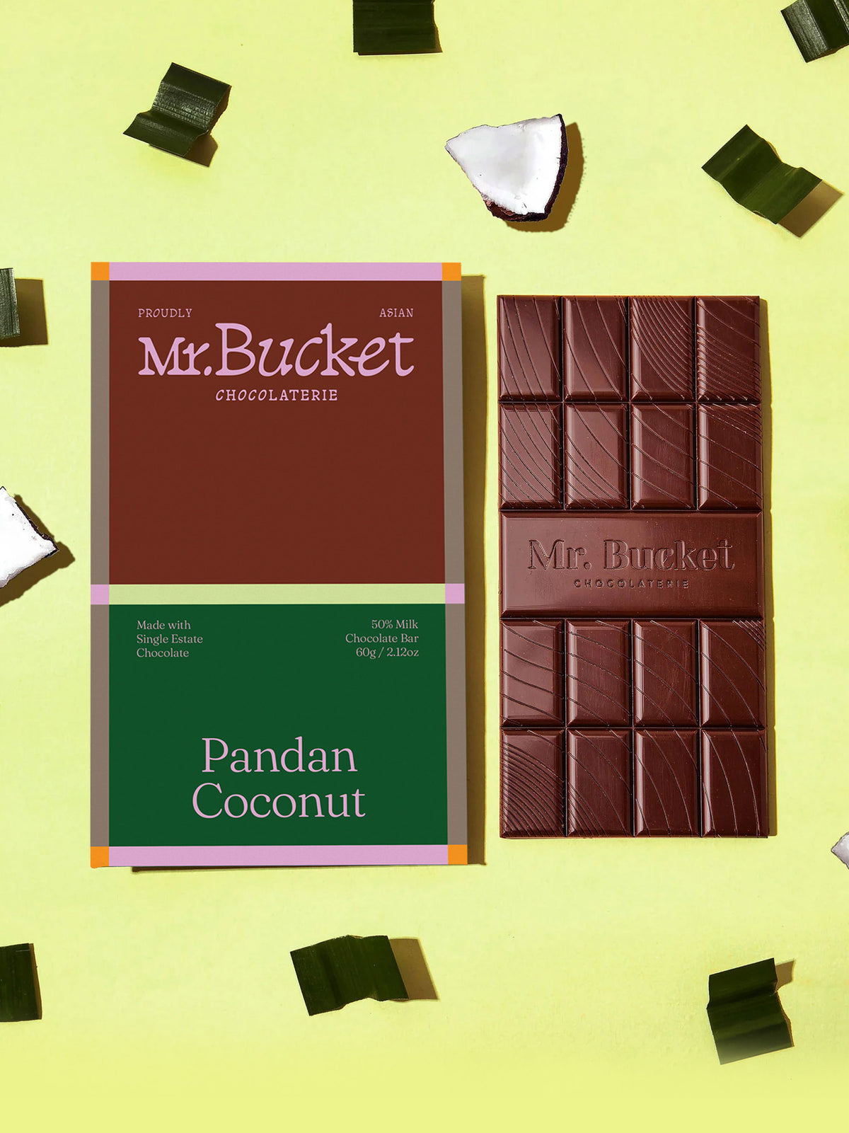 50% Pandan Coconut Bar