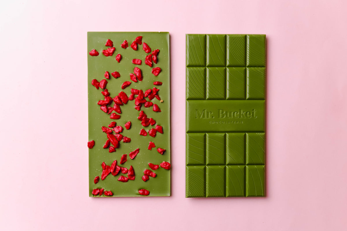 Matcha Raspberry Chocolate Bar