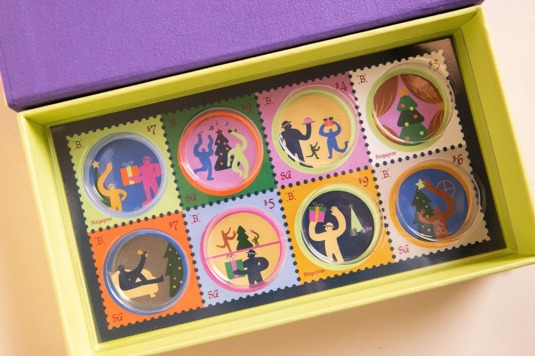 Festive Chocolate Bon Bons (Box of 8)