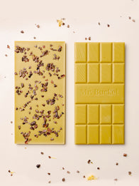 Chrysanthemum Cacao Nibs Chocolate Bar