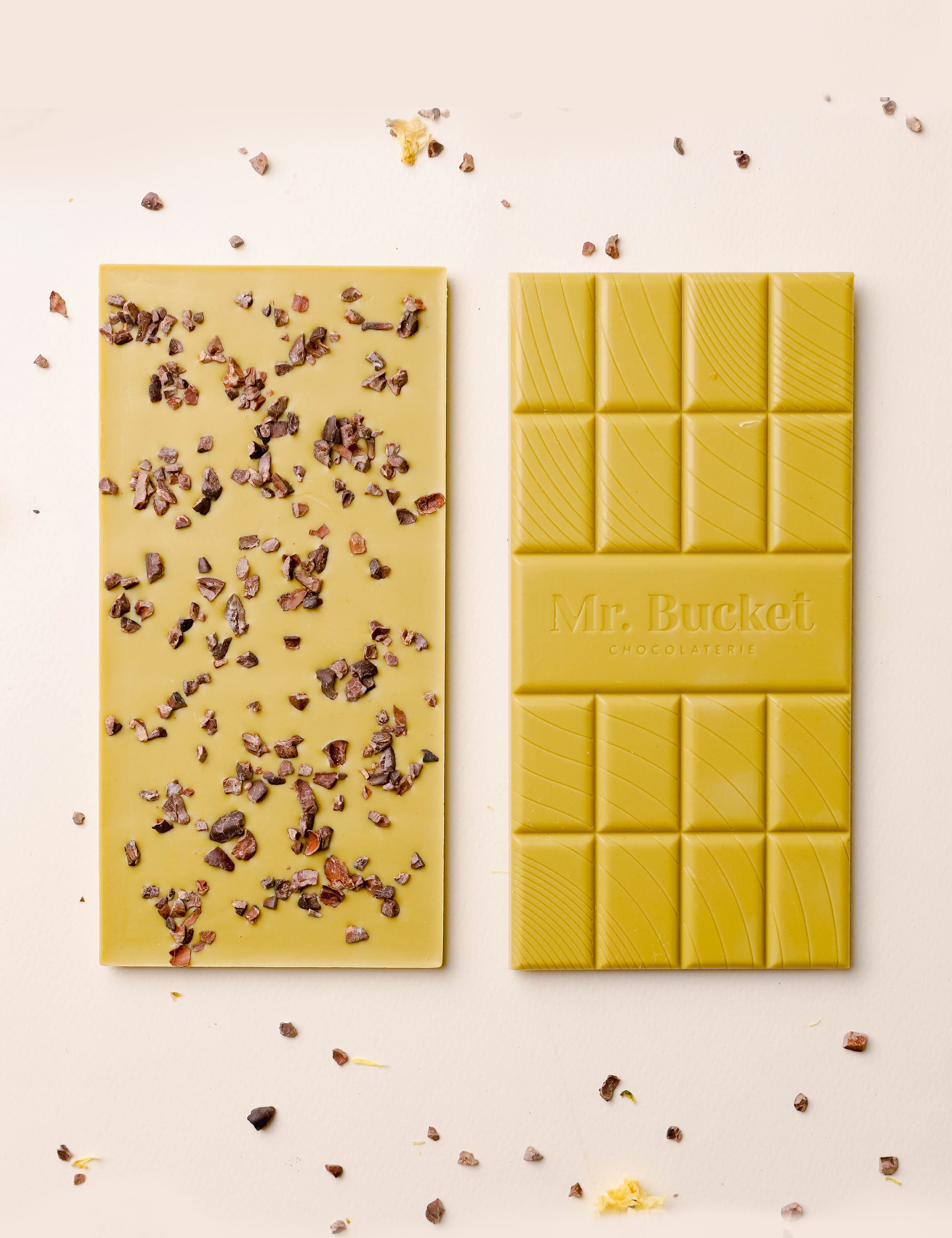 Chrysanthemum Cacao Nibs Chocolate Bar