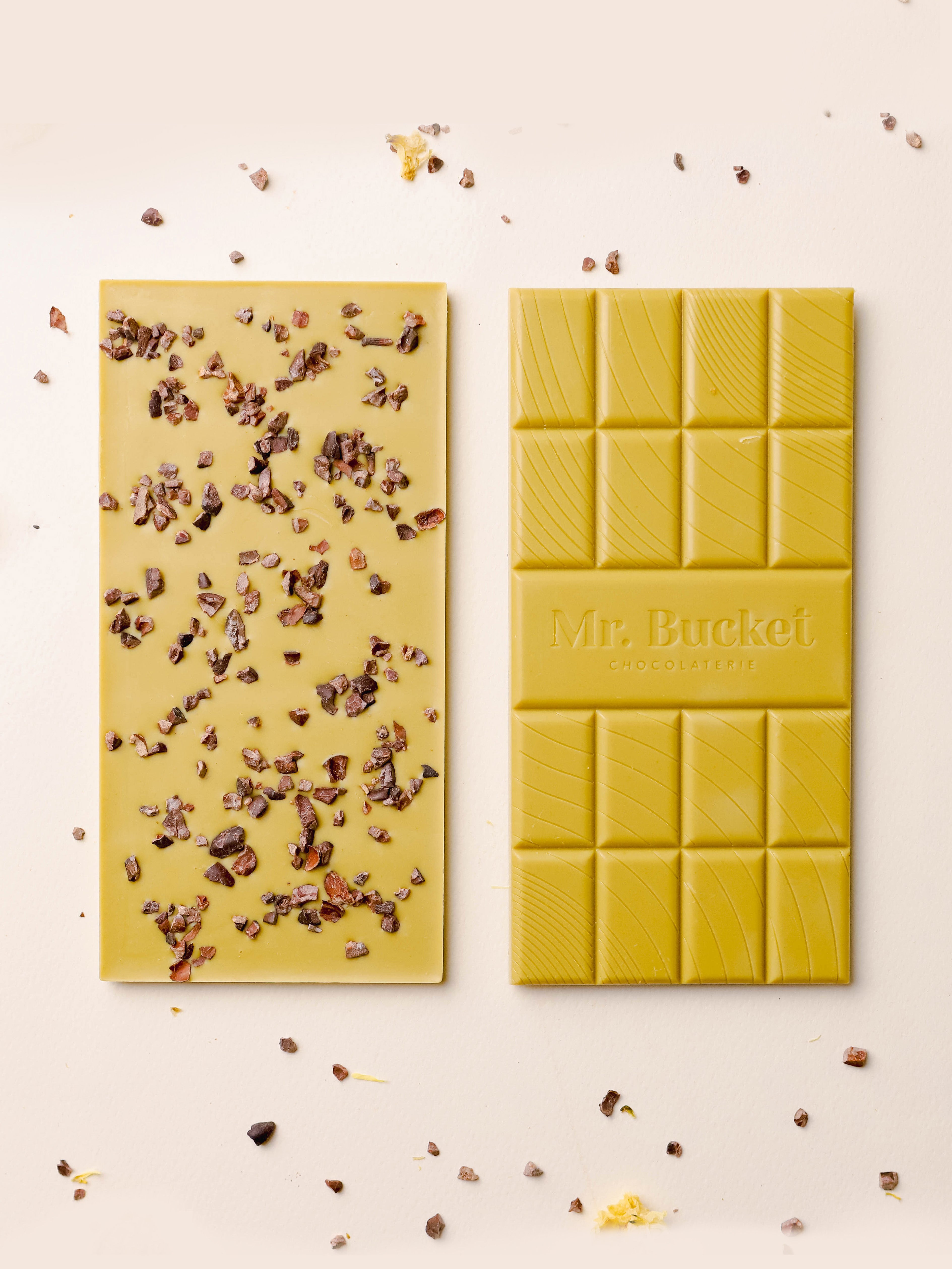 Chrysanthemum Cacao Nibs Chocolate Bar