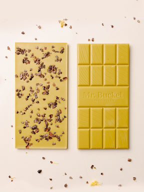 Chrysanthemum Cacao Nibs Chocolate Bar