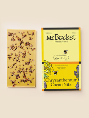 Chrysanthemum Cacao Nibs Chocolate Bar
