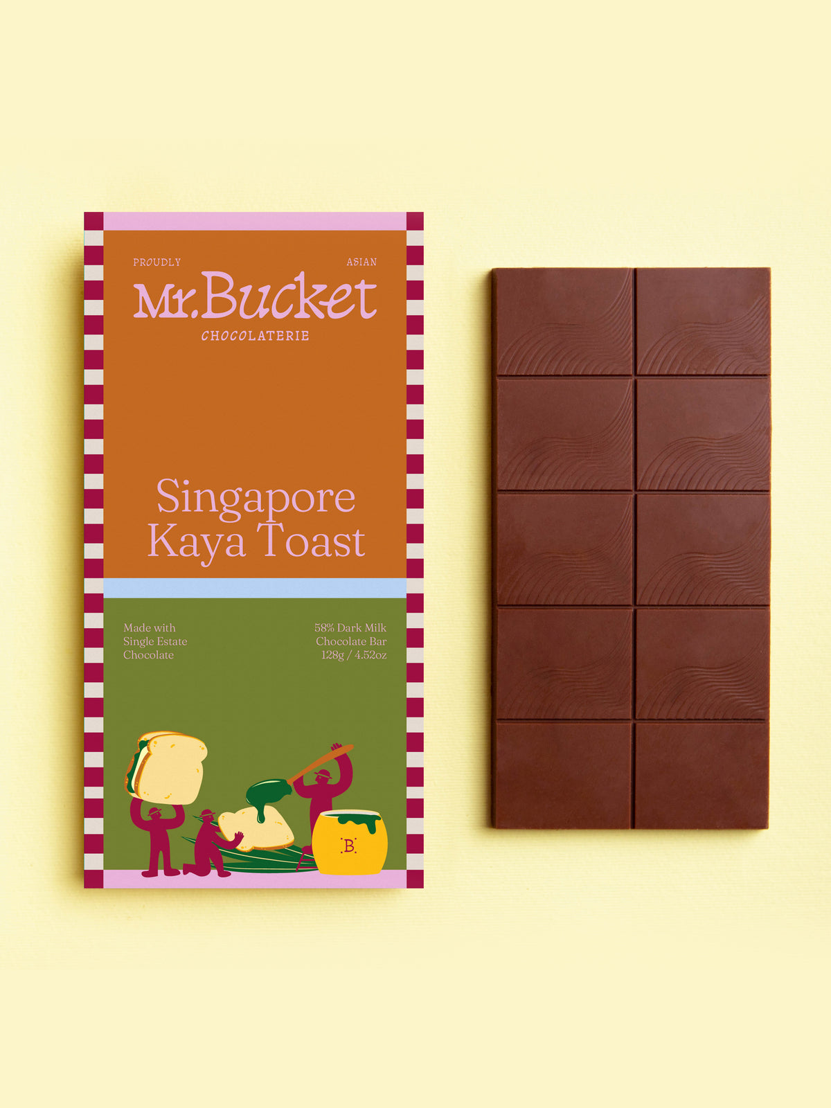 Singapore Kaya Toast Filled Bar