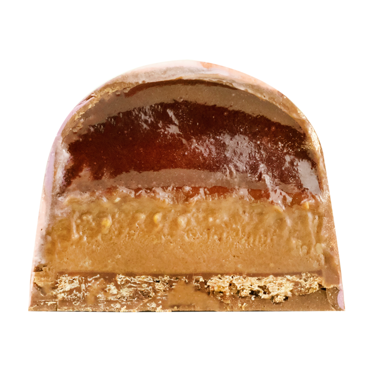 Peanut Butter & Jelly Bonbon with filling