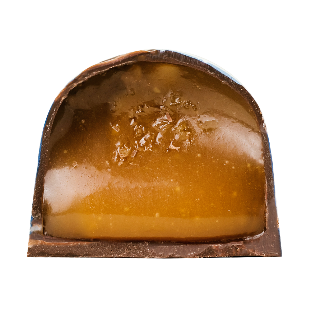 Sea Salt Caramel Bonbon with filling