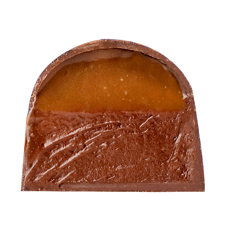 Coffee Caramel Whisky Bonbon with filling